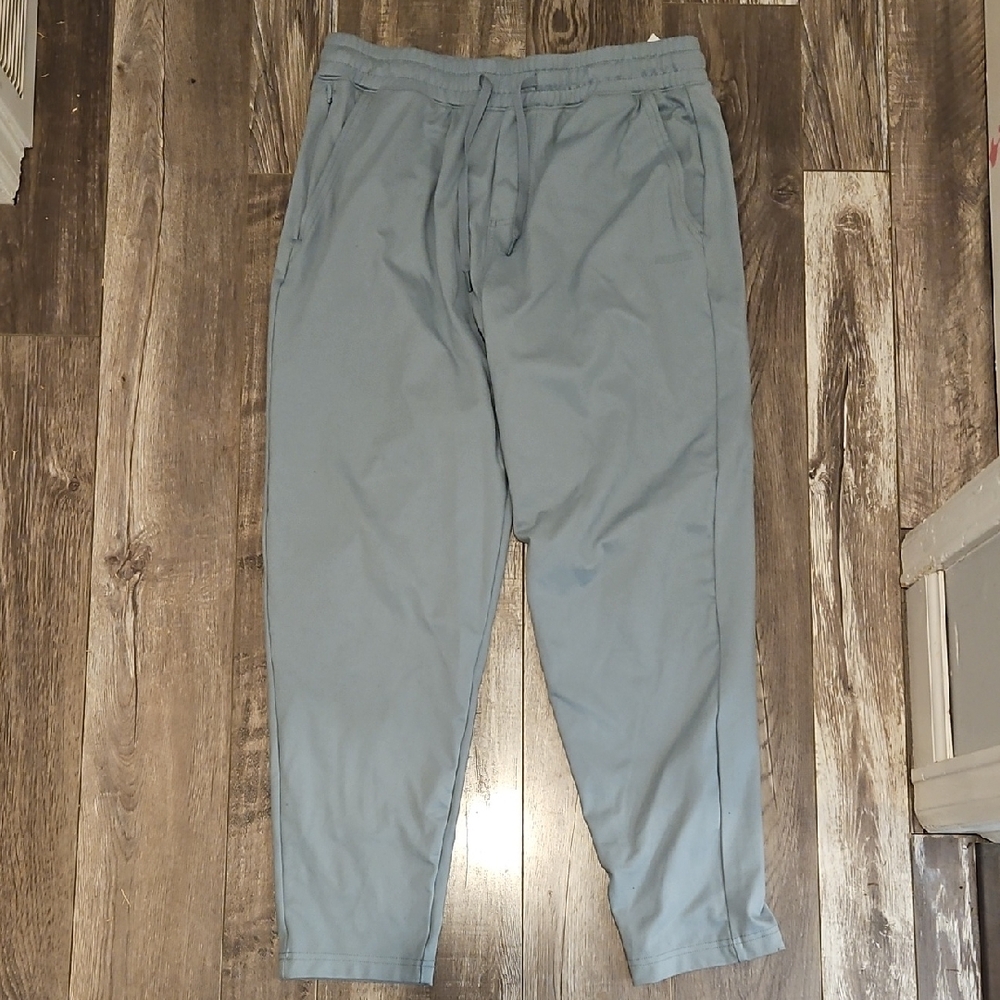 Hollister Men's Joggers Lounge Pajama Pants in Light Blue Soft Suede